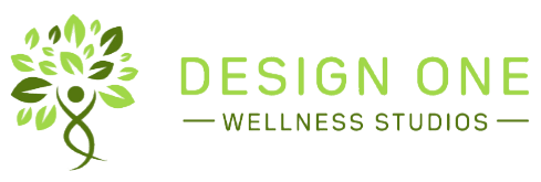 Design One Wellness Studios Horizontal Logo